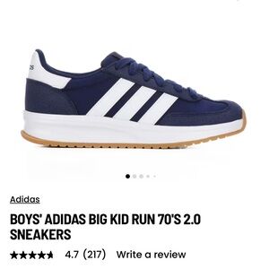 BOYS' ADIDAS BIG KID RUN 70'S 2.0 SNEAKERS